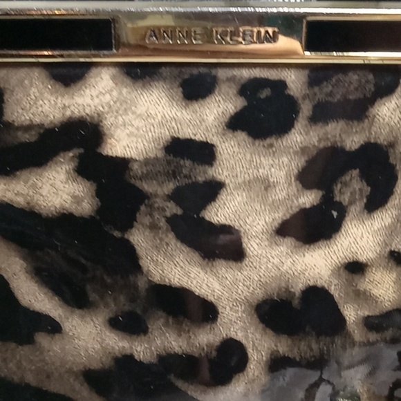 - Anne Klein alligator cheetah handbag vintage - Picture 2 of 7